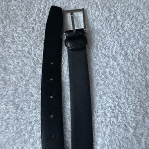 Hugo Boss Made In Italy Black Leather Belt 95-36